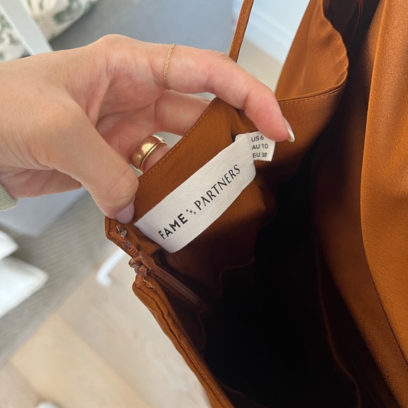 Fame and Partners Strappy Draped Gown - Picture 7 of 7